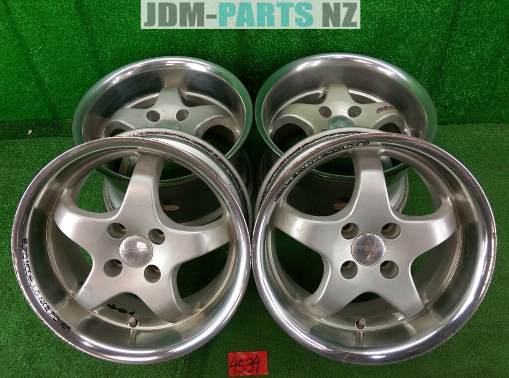 4×100 9j !! SEIKEN NKB POWER CUP WHEEL 15x8j +35 / 15x9j +30 4×100 CB:73 x4  » JDM-PARTS.co.nz