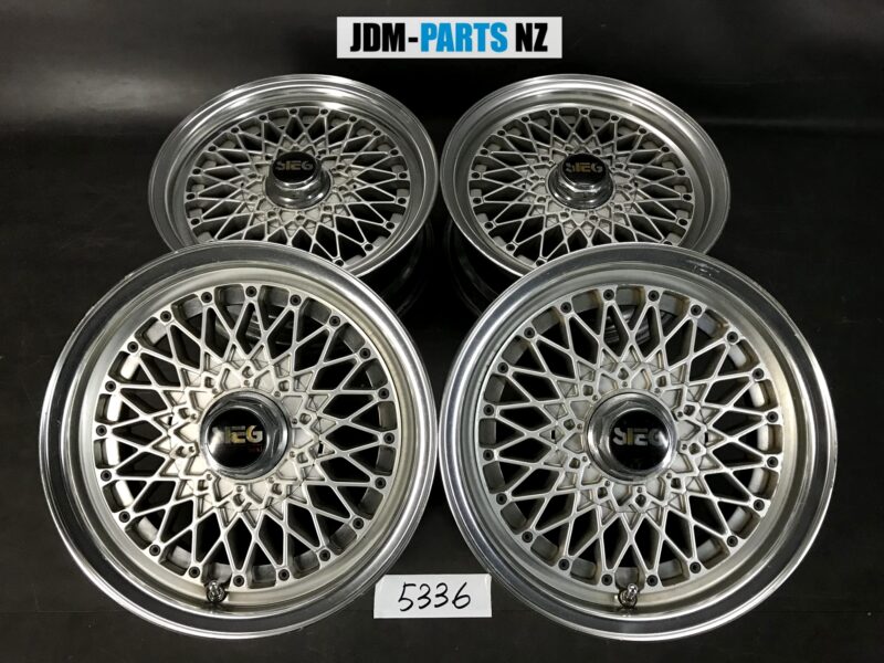 BRIDGESTONE SIEG -M Mesh  3 piece 14x6j +22 4x114.3 CB » JDM-PARTS.co.nz