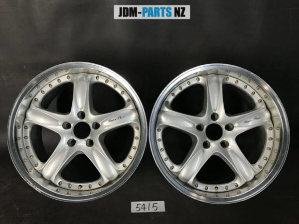 RAYS Payton Place SILVER ARROW WING 2 piece 18x9j +37 5x114.3 CB » JDM-PARTS NZ