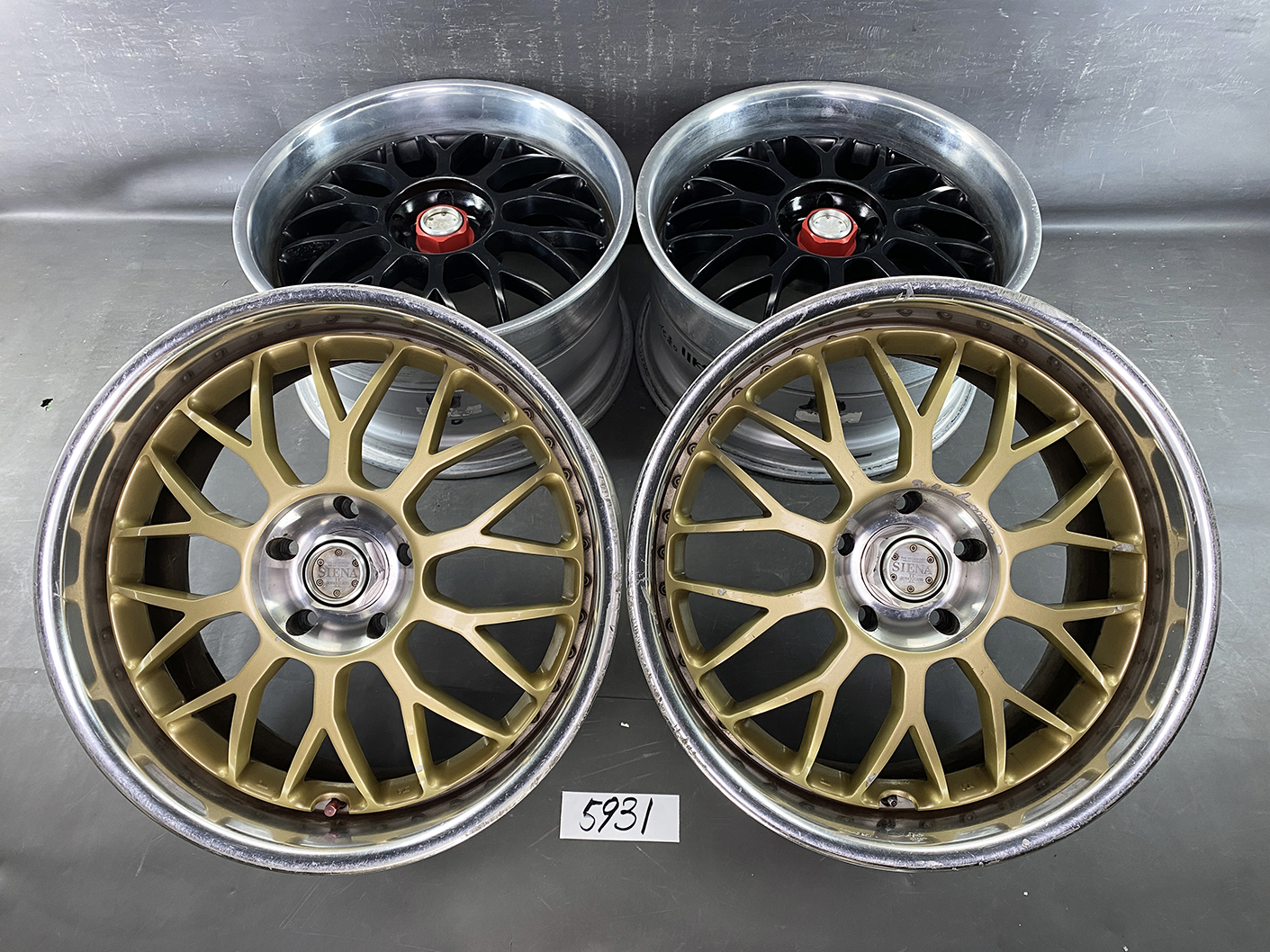 YOKOHAMA ADVAN SIENA SRG2 GENERATIONS 2 / II 3 piece 18x9j +45 / 18×9.5j  +38 5×114.3 CB:67 x4 » JDM-PARTS NZ