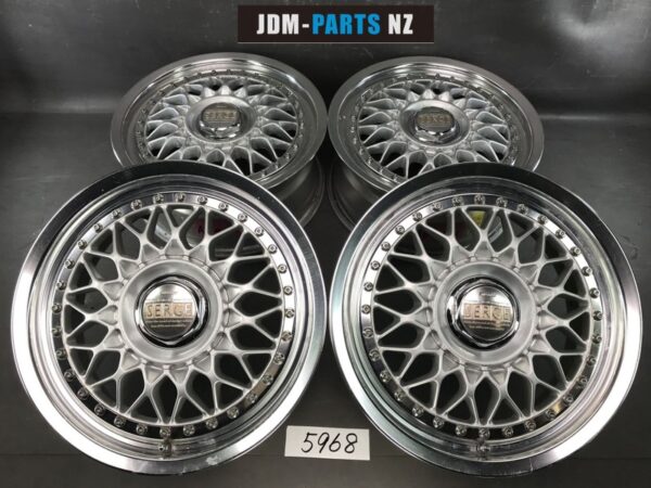 WORK SERGE MESH Wheel 3 piece 15×6.5j +44 4×114.3 CB71 » JDM-PARTS.co.nz