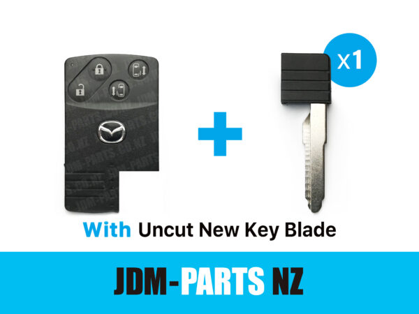 MAZDA CARD KEY Fob Genuine 4 Buttons ( Unlocked ) With New Uncut Blade ...