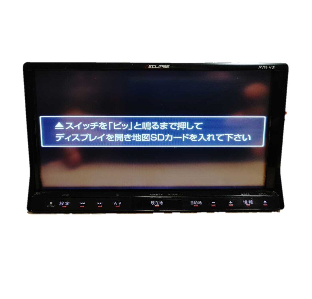日本価格イクリプス ECLIPSE AVN-V01 11.6インチ フリップダウンモニター 国産車向け配線 映像出力アダプター付 ノイズカット 18ヶ月保証 10インチ～