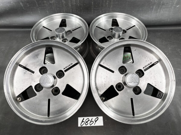 YOKOHAMA ADVAN with Original center caps 14x6j +15 4x114.3 CB » JDM-PARTS NZ