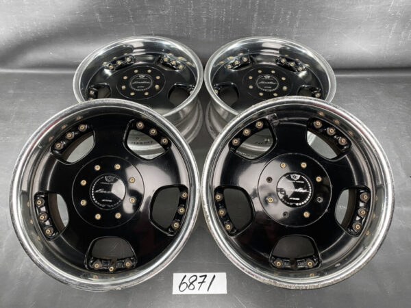 WORK EUROLINE DISH 3 piece 14x6j +32 / 14x6.5j +26 4x100 CB » JDM-PARTS NZ