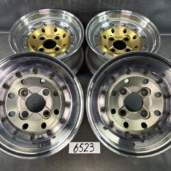 WEDS FURALCO RACING FORG DISH 3 piece 14x6j +7 / 14x6.5j 0 4x120 CB