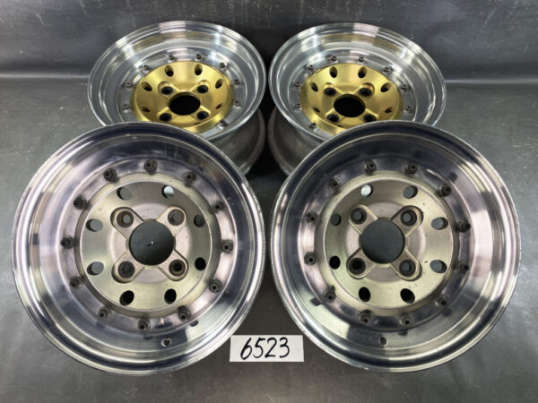 WEDS FURALCO RACING FORG DISH 3 piece 14x6j +7 / 14x6.5j 0 4x120 CB » JDM-PARTS NZ