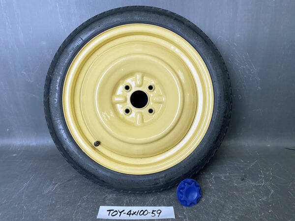 Spare tyre for TOYOTA AQUA, YARIS, VITZ, HYBRID, SPADE Temper tyre Space saver With Screw 　 » JDM-PARTS NZ